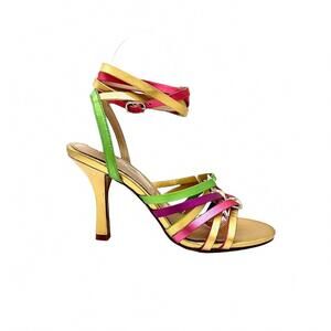 NEW EXE women's amanda evening heel sandals in multicolor